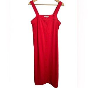 Everlane Goweave Picnic Dress in Haute Red Women Size 10